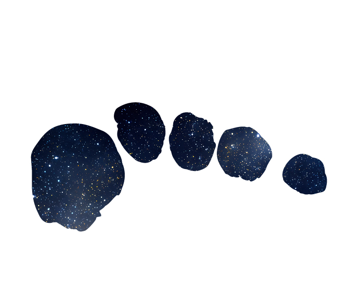 huella estrellas